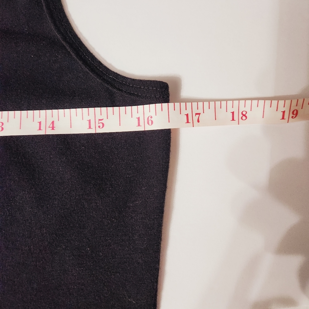 Disney Black Minnie Mouse Vneck Tank Top - Picture 7 of 11